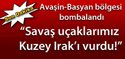 K.Irak'a hava operasyonu