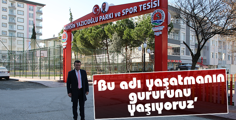 Muhsin Yazıcıoğlu Parkı ve Spor Tesisi açılışa hazır
