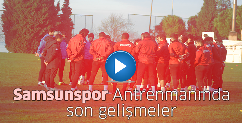 Samsunspor antrenmanında sıcak gelişmeler