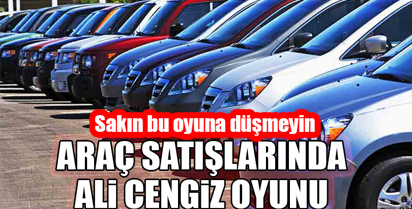 Hacizli araçları sahte raporla ucuza alıp satmışlar