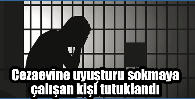 Cezaevine uyuşturucu içerikli hap sokmaya çalışan kişi tutuklandı