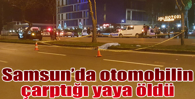 Samsun'da otomobilin çarptığı yaya öldü