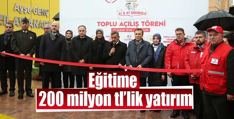 Canik'te Başbakanlı açılış