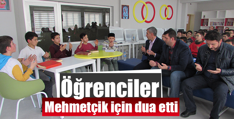 Öğrenciler Mehmetçik için dua etti