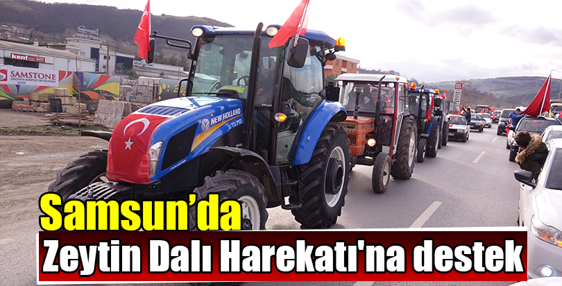 Samsun'da Zeytin Dalı Harekatı'na destek