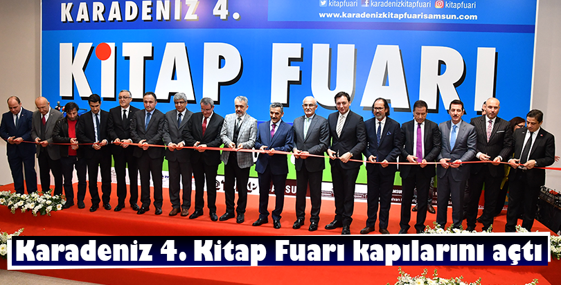 Karadeniz 4. Kitap Fuarı kapılarını açtı