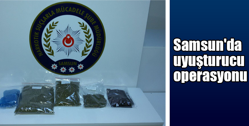 Samsun'da uyuşturucu operasyonu