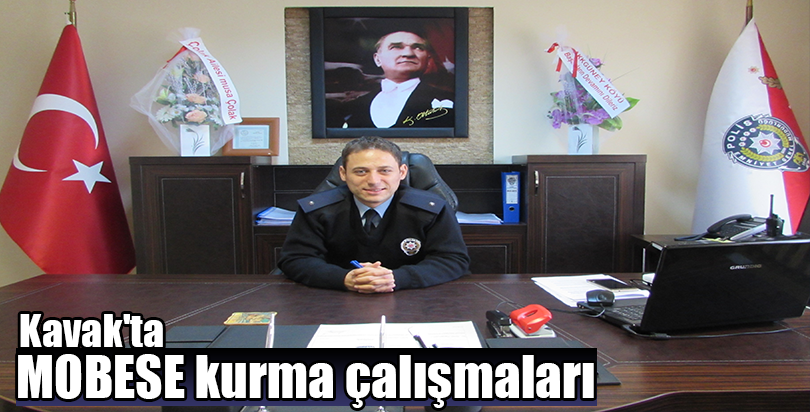 Kavak'ta MOBESE kurma çalışmaları