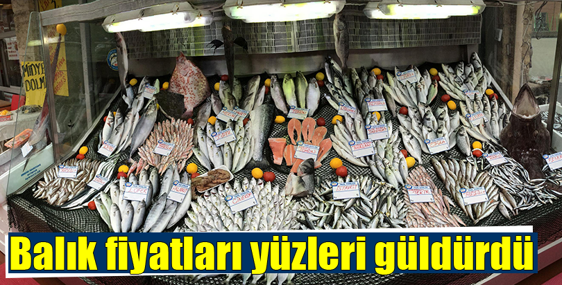 Balık fiyatları yüzleri güldürdü
