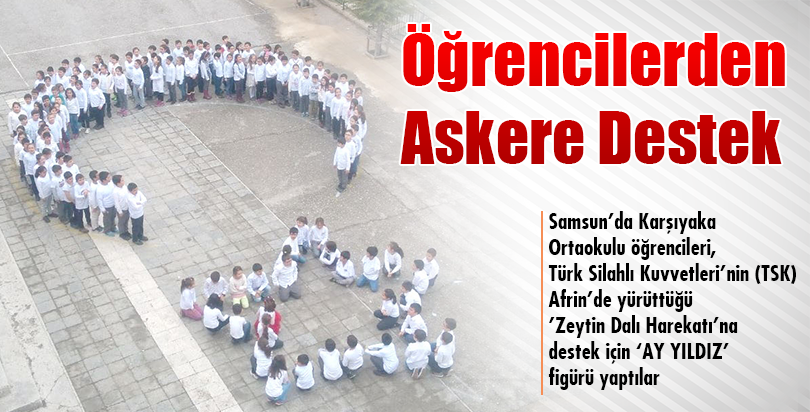 Öğrencilerden Askere Destek