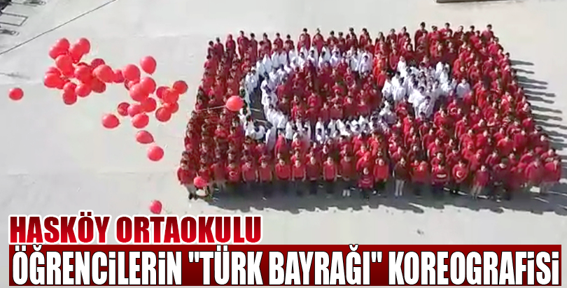 Hasköy Ortaokulu'ndan 'Selâm olsun Tüm şehitlerimize'