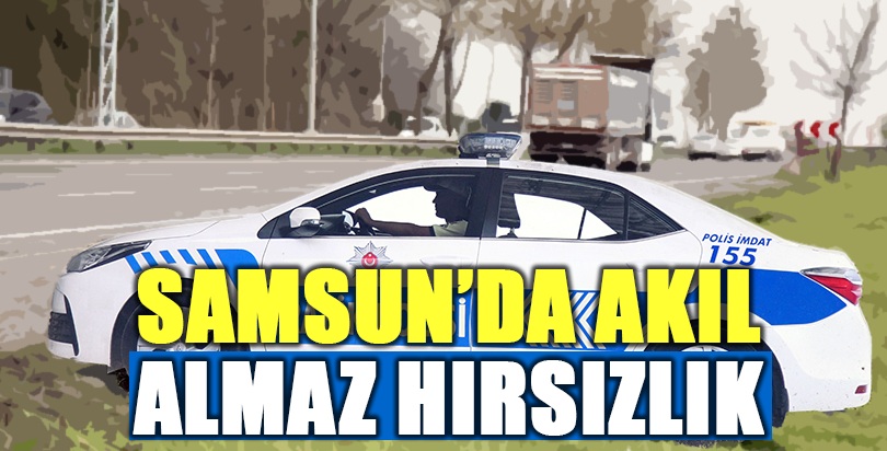 Maket trafik aracının tepe lambası çalındı