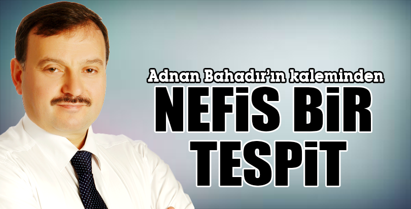 NEFİS BİR TESPİT