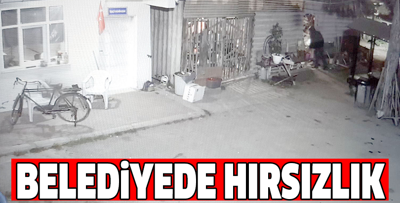 Bafra Belediyesinden hırsızlık