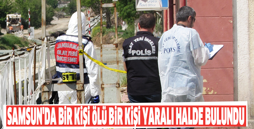 Samsun'da bir kişi ölü bir kişi yaralı halde bulundu