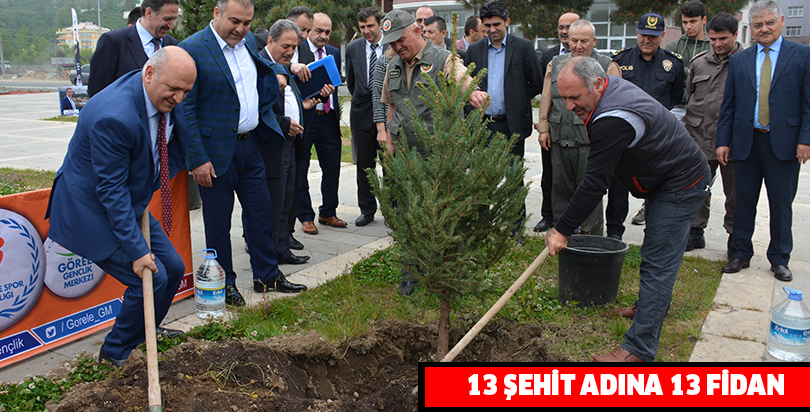 13 ŞEHİT ADINA 13 FİDAN