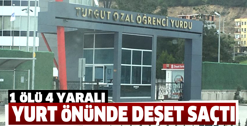 Samsun'da silahlı saldırı: 1 ölü, 4 yaralı