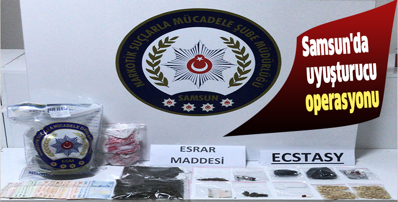 Samsun'da uyuşturucu operasyonu
