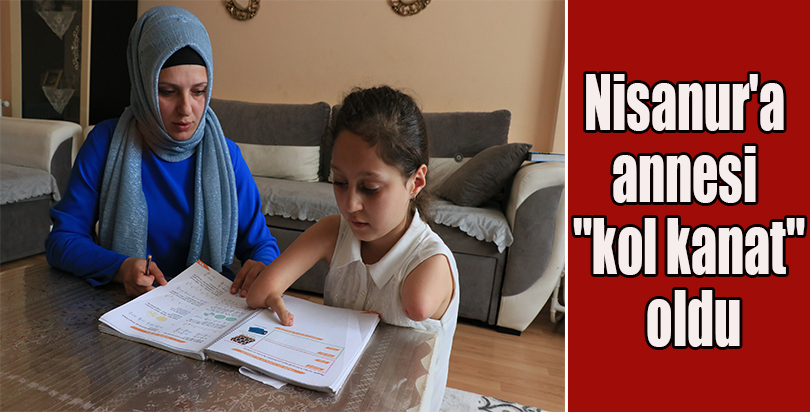 EVLADA ADANAN ÖMÜRLER - Nisanur'a annesi "kol kanat" oldu