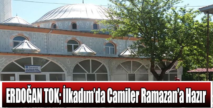 ERDOĞAN TOK; İlkadım’da Camiler Ramazan’a Hazır