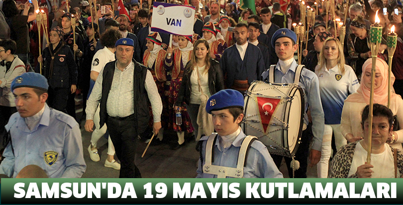 Samsun'da 19 Mayıs kutlamaları