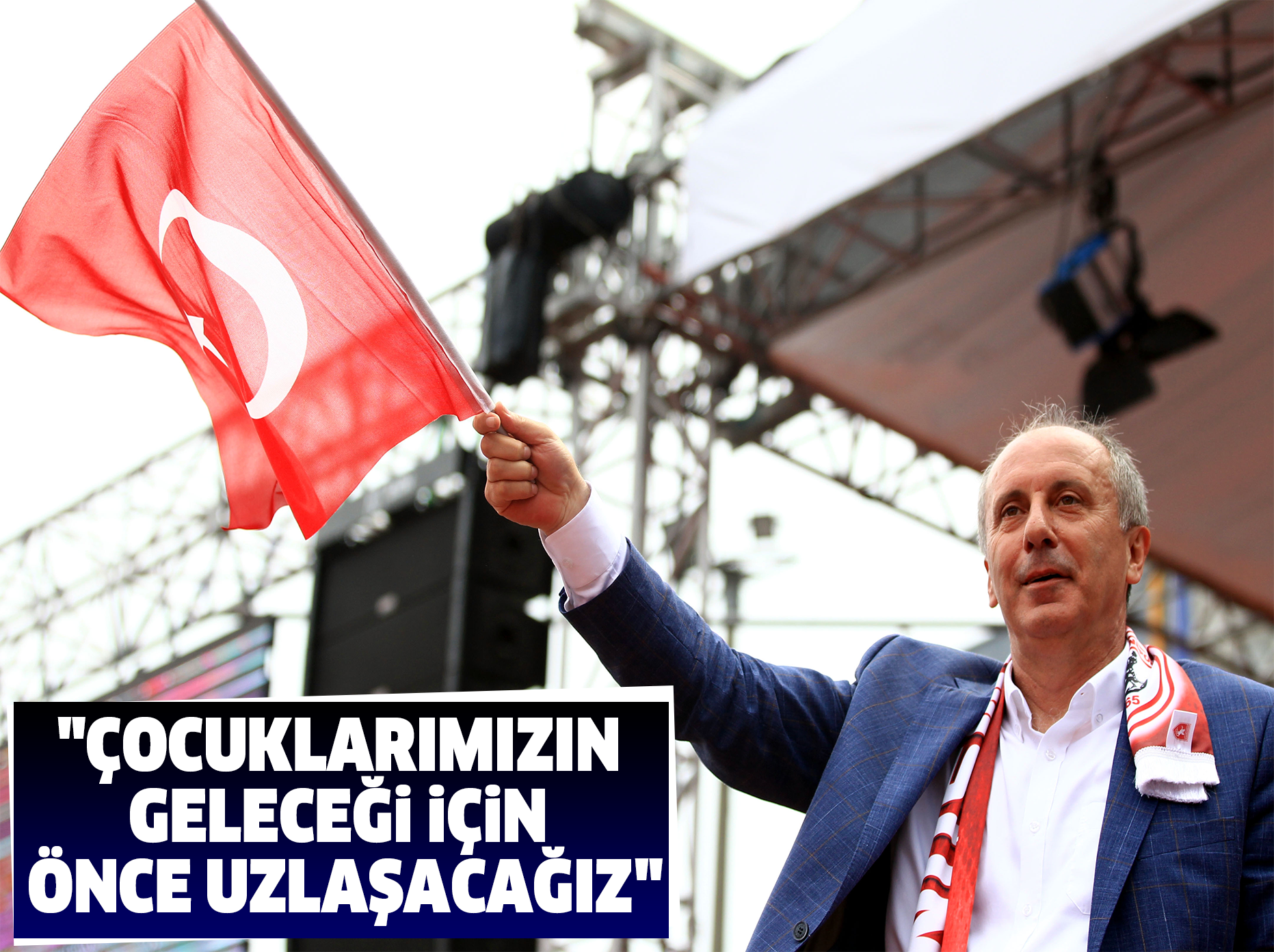 "Çocuklarımızın geleceği için önce uzlaşacağız"