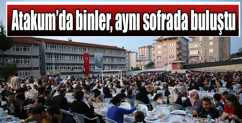 Atakum’da binler, aynı sofrada buluştu