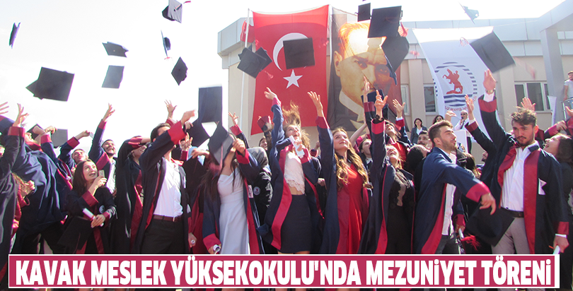 Kavak Meslek Yüksekokulu'nda mezuniyet töreni