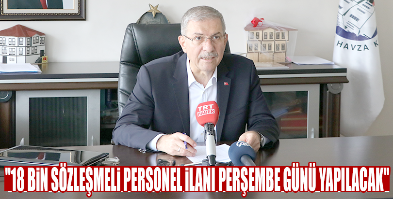 "18 bin sözleşmeli personel ilanı perşembe günü yapılacak"