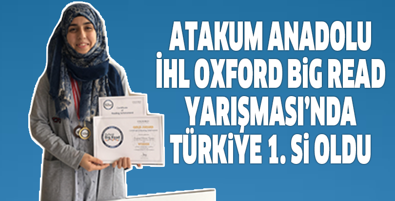Atakum Anadolu İHL Oxford Big Read Yarışması’nda Türkiye 1. Si Oldu