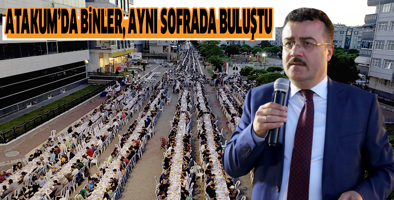 Atakum’da binler, aynı sofrada buluştu