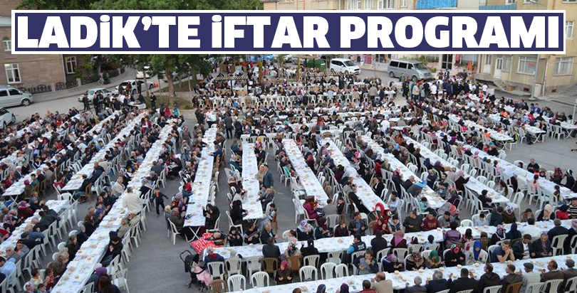 Ladik Belediyesinden iftar programı