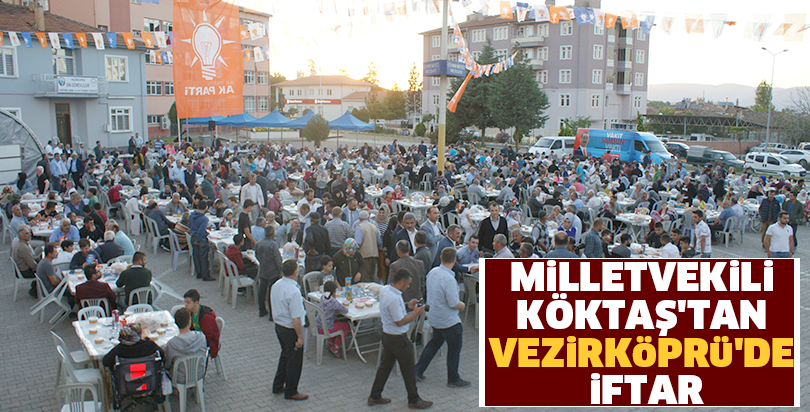 Milletvekili Köktaş'tan Vezirköprü'de iftar