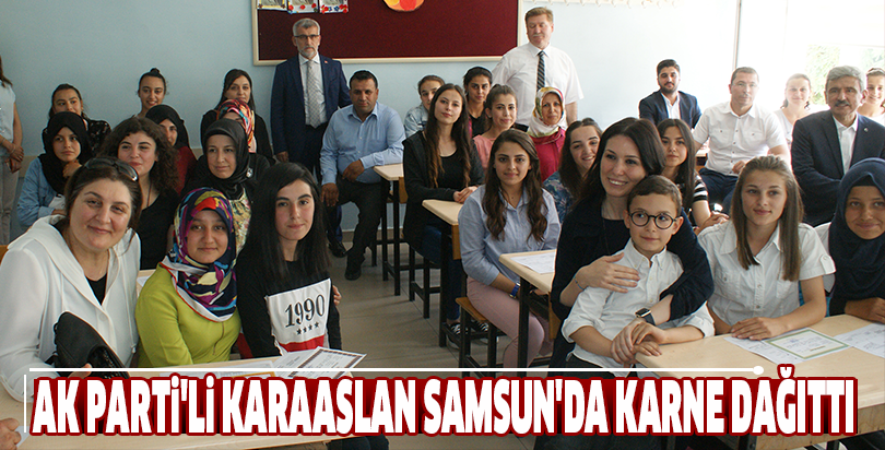 AK Parti'li Karaaslan Samsun'da karne dağıttı
