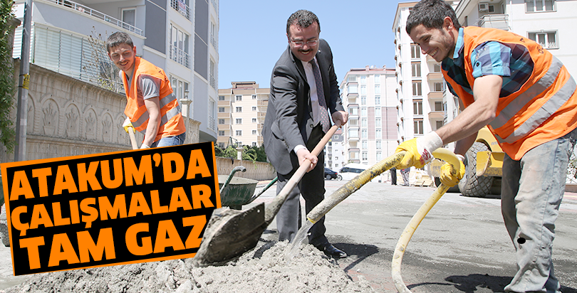 Atakum’da çalışmalar tam gaz