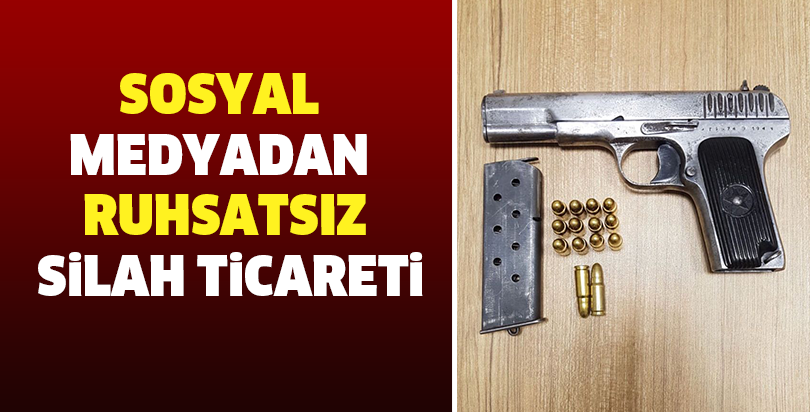 Samsun'da silah kaçakçılığı operasyonu