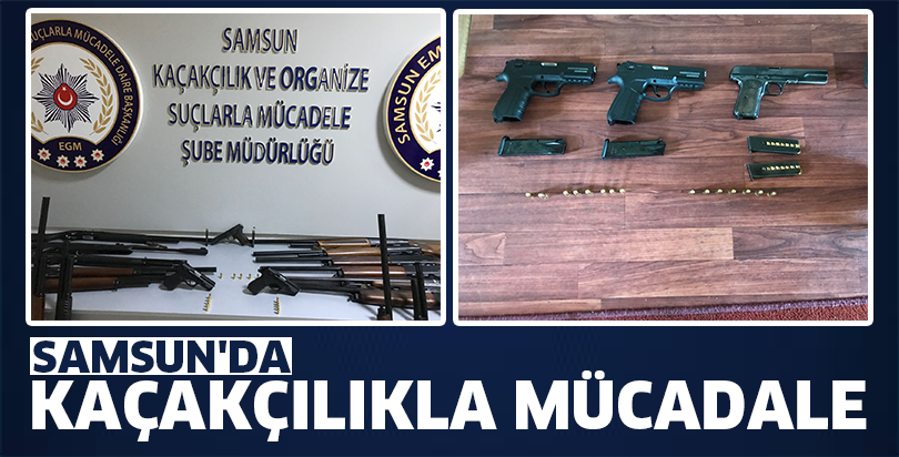 Samsun'da kaçakçılıkla mücadale