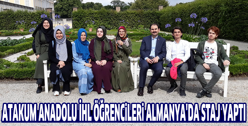 Atakum Anadolu İHL öğrencileri Almanya'da staj yaptı