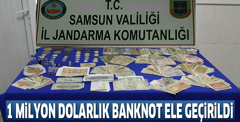 1 Milyon dolarlık banknot ele geçirildi