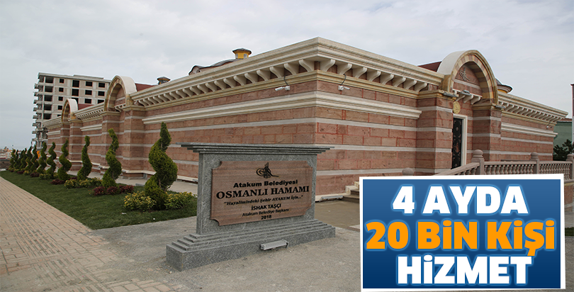 4 ayda 20 bin kişi hizmet