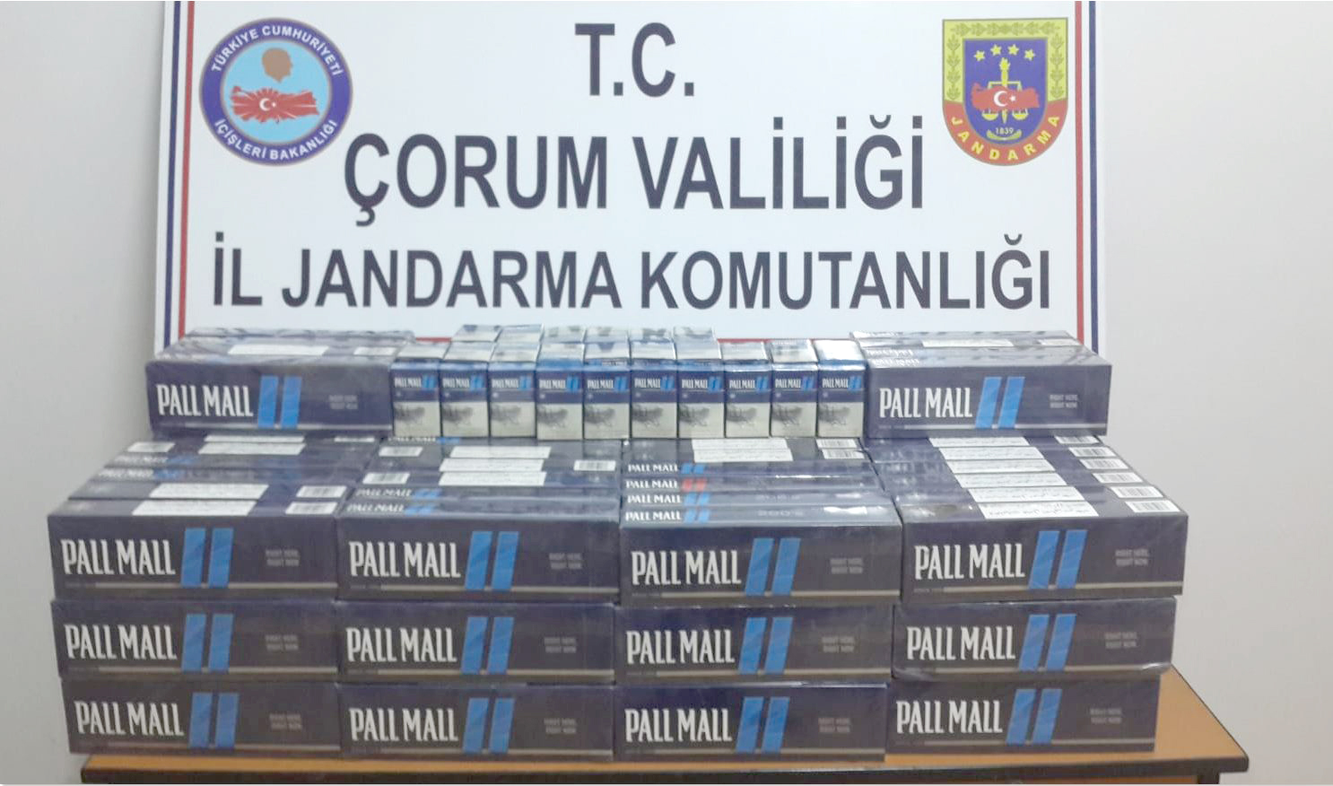 840 Paket kaçak sigara ele geçirildi
