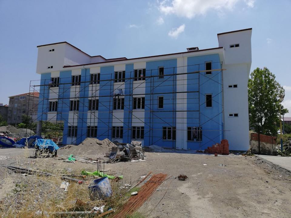 BAFRA' DA YENİ ORTAOKUL' DA GERİ SAYIM