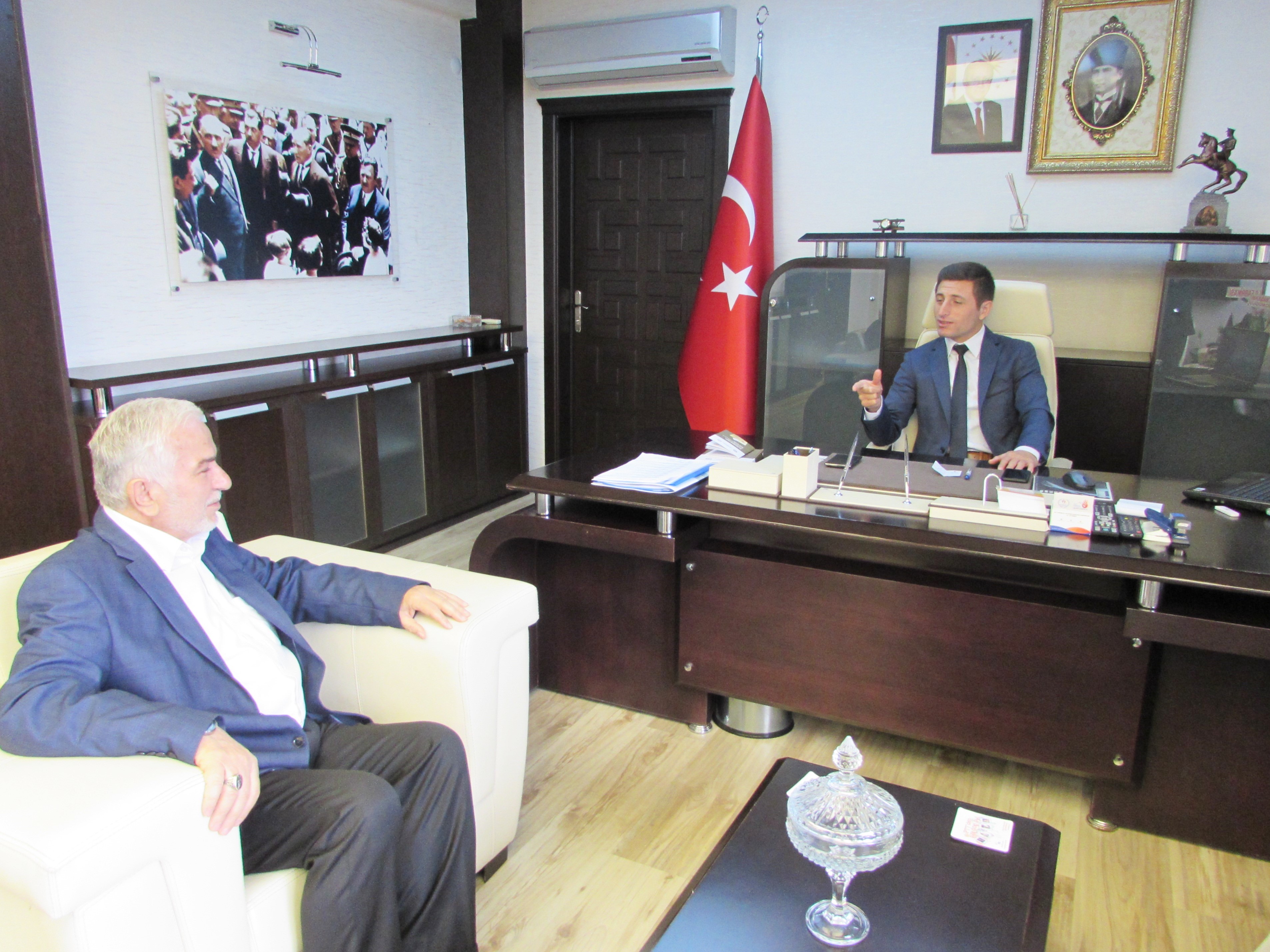 Kavak müftüsünden Kaymakam Vekili Onay'a ziyaret