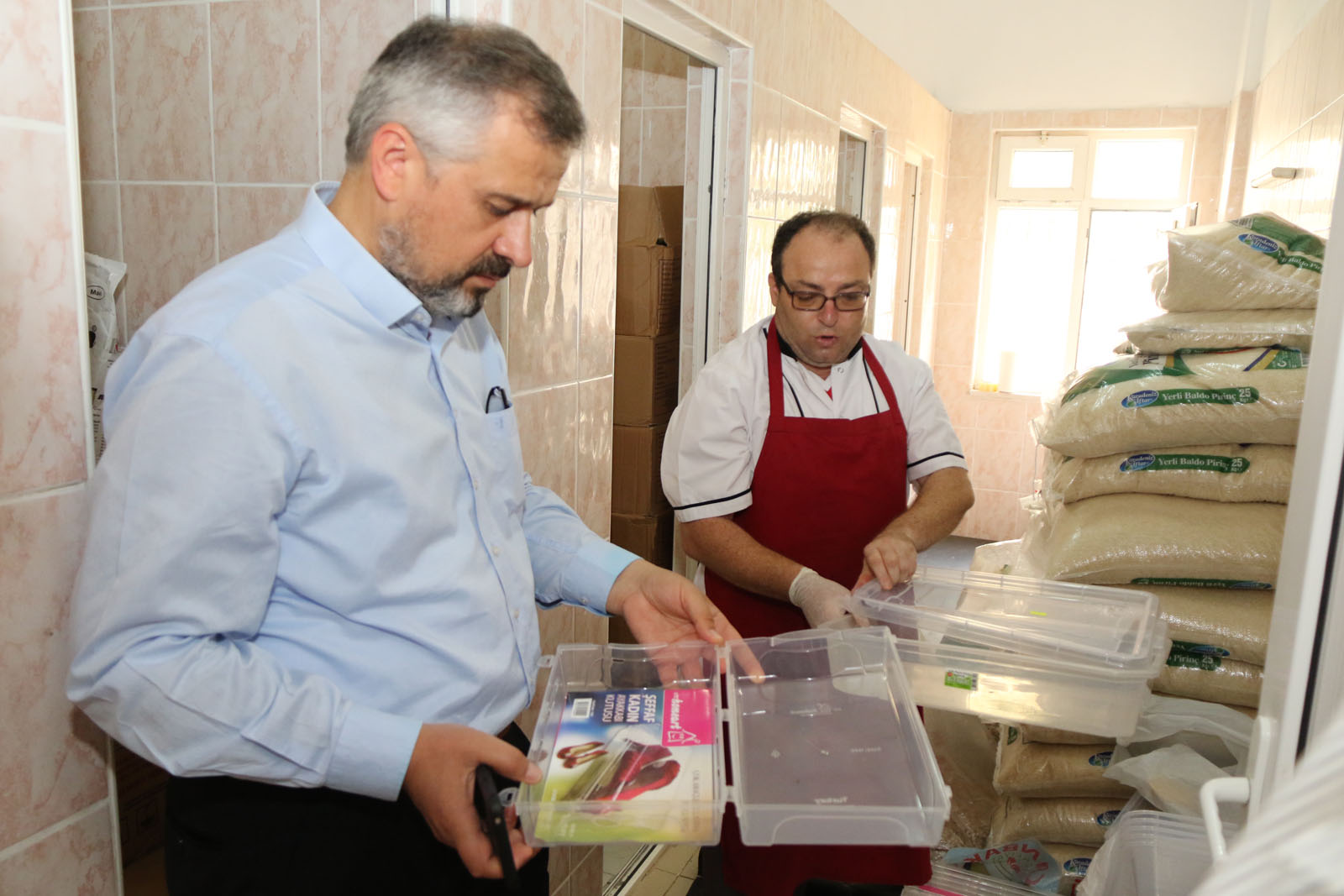 BAŞKAN KILIÇ AŞEVİNDE İNCELEMELERDE BULUNDU