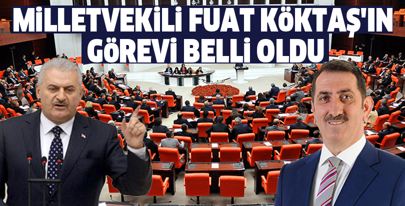 Milletvekili Fuat Köktaş'ın görevi belli oldu