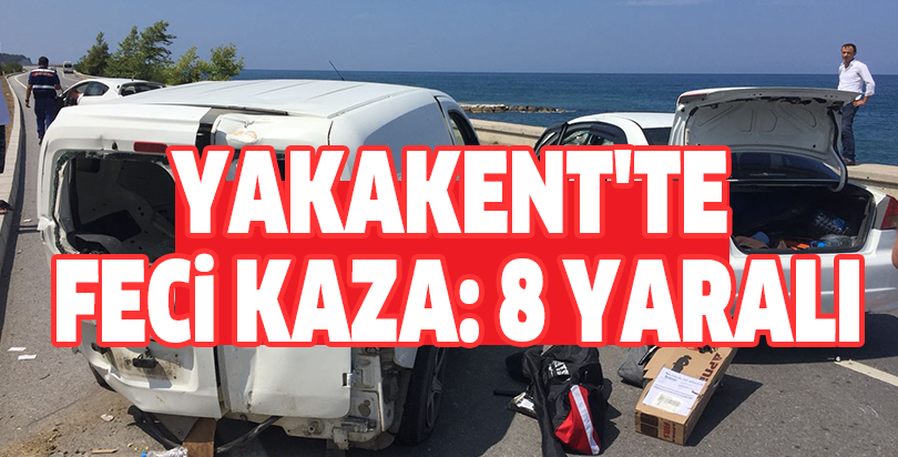 Yakakent'te Feci Kaza: 8 yaralı