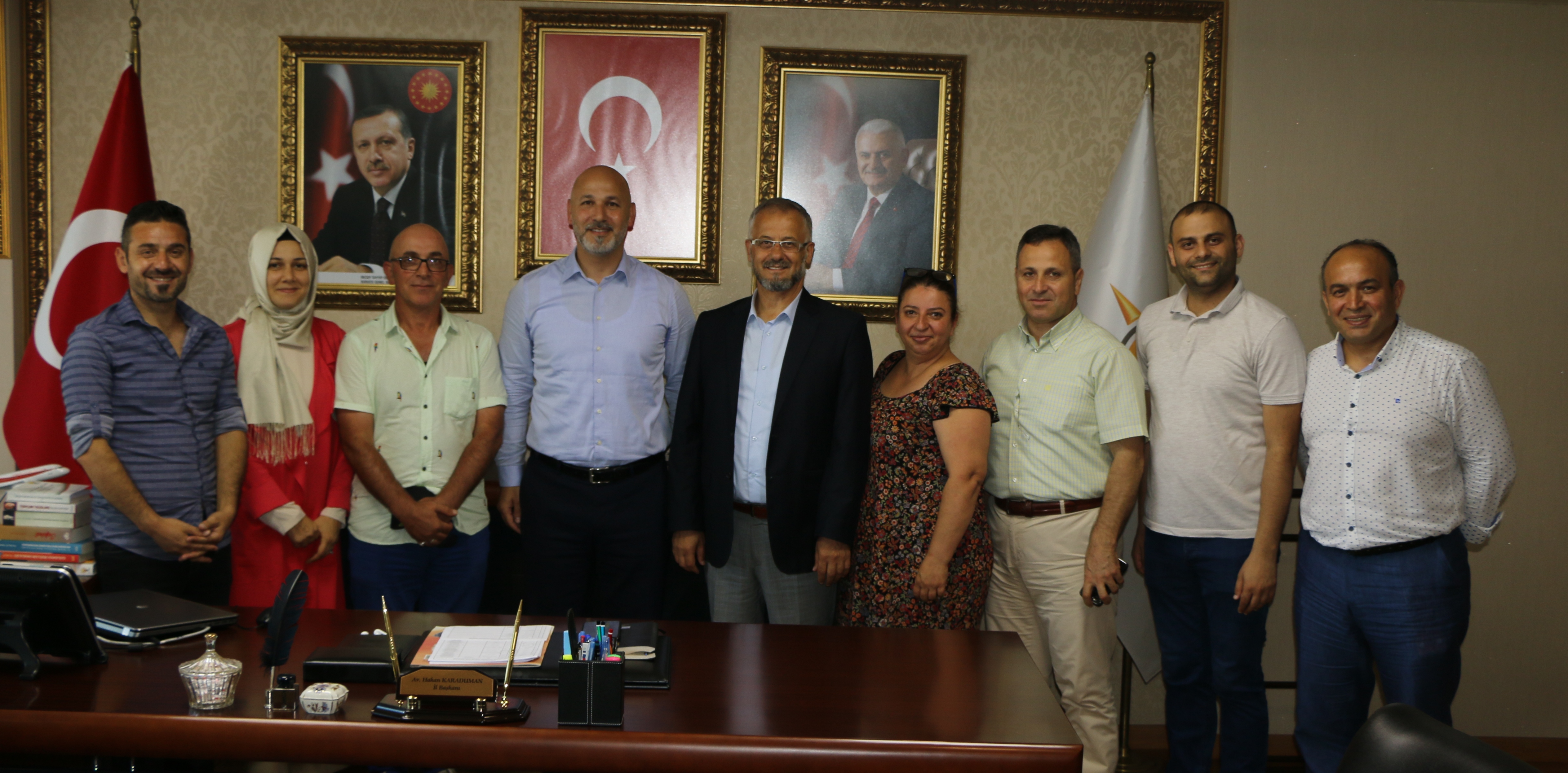 AK Parti Samsun İl Başkanı Hakan Karaduman'ı ziyaret
