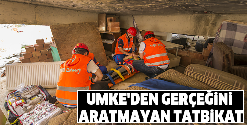 UMKE'den gerçeğini aratmayan tatbikat