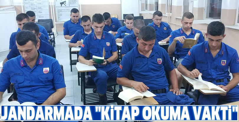 Jandarmada "Kitap Okuma Vakti"