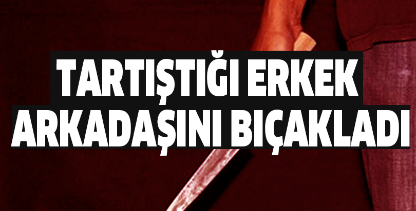 Tartıştığı erkek arkadaşını bıçakladı